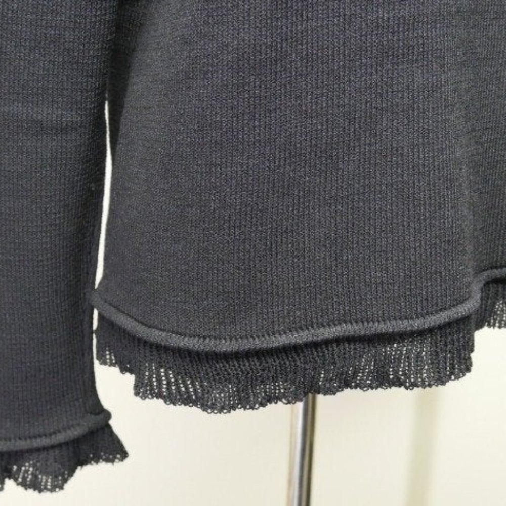 Baobei Black Wool Blend w/Lace Sweater - Picture 8 of 8